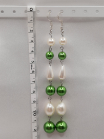 Pearly pearls - groen/parelmoer