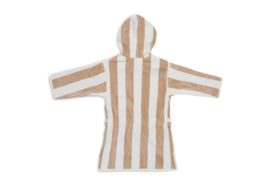 Jollein | Badjas stripe terry 1-2 jaar | Biscuit