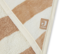 Jollein | Badcape stripe terry | Biscuit