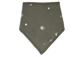 Jollein | Slab bandana Stargaze | Leaf green (2-pack)