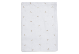 Jollein | Washand hydrofiel Pointelle & Sun | Biscuit | 2-pack