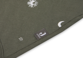 Jollein | Slab bandana Stargaze | Leaf green (2-pack)