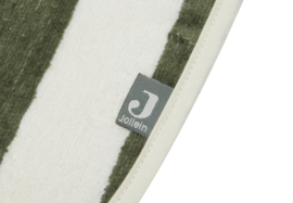 Jollein | Slab stripe terry | Leaf green (2-pack)