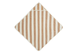 Jollein | Badcape stripe terry | Biscuit