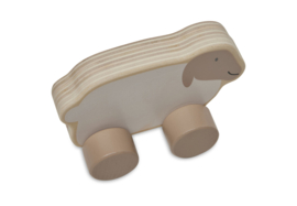 Jollein | Houten speelgoedauto Farm | Lamb