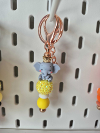 Olifant met kroontje/geel