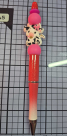 Meisjes koe - Roze/Rood/Wit