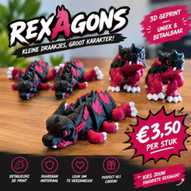 Rexagon Draak/Dino