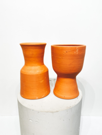 Double reversible terracotta pot D14 H23