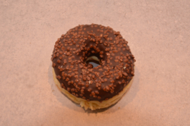 Chocodonut met crème