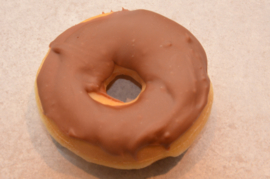 Chocolade donut (zonder creme) 