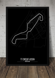 Tt Circuit Assen Poster Minimalistisch Circuit Posters Racetracks