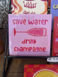 Tegeltje save water