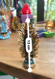 Donkergroene kleine lupa 13 cm