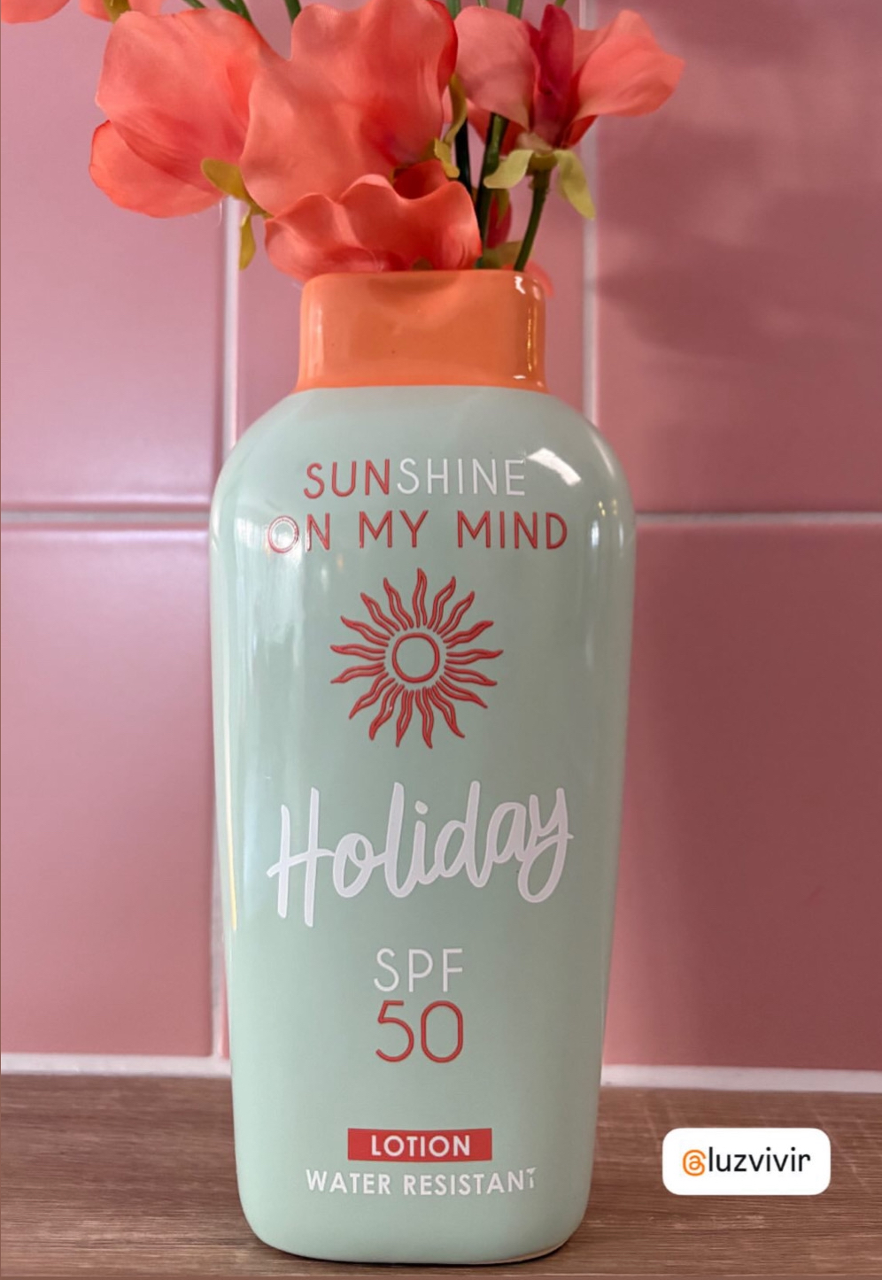 Zonnecrème vaas mint