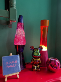 Roze/oranje LAVA Lamp