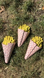 Handmade frietje voor aan de muur