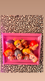 Poppenkast girls schilderij