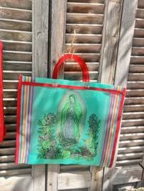Super stevige tas groen kort hengsel