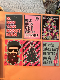 Kerstkaart gourmet