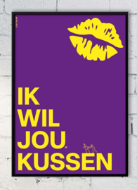 Poster ik wil jou kussen