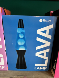 Raket lavalamp blauw