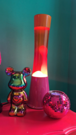 Roze/oranje LAVA Lamp