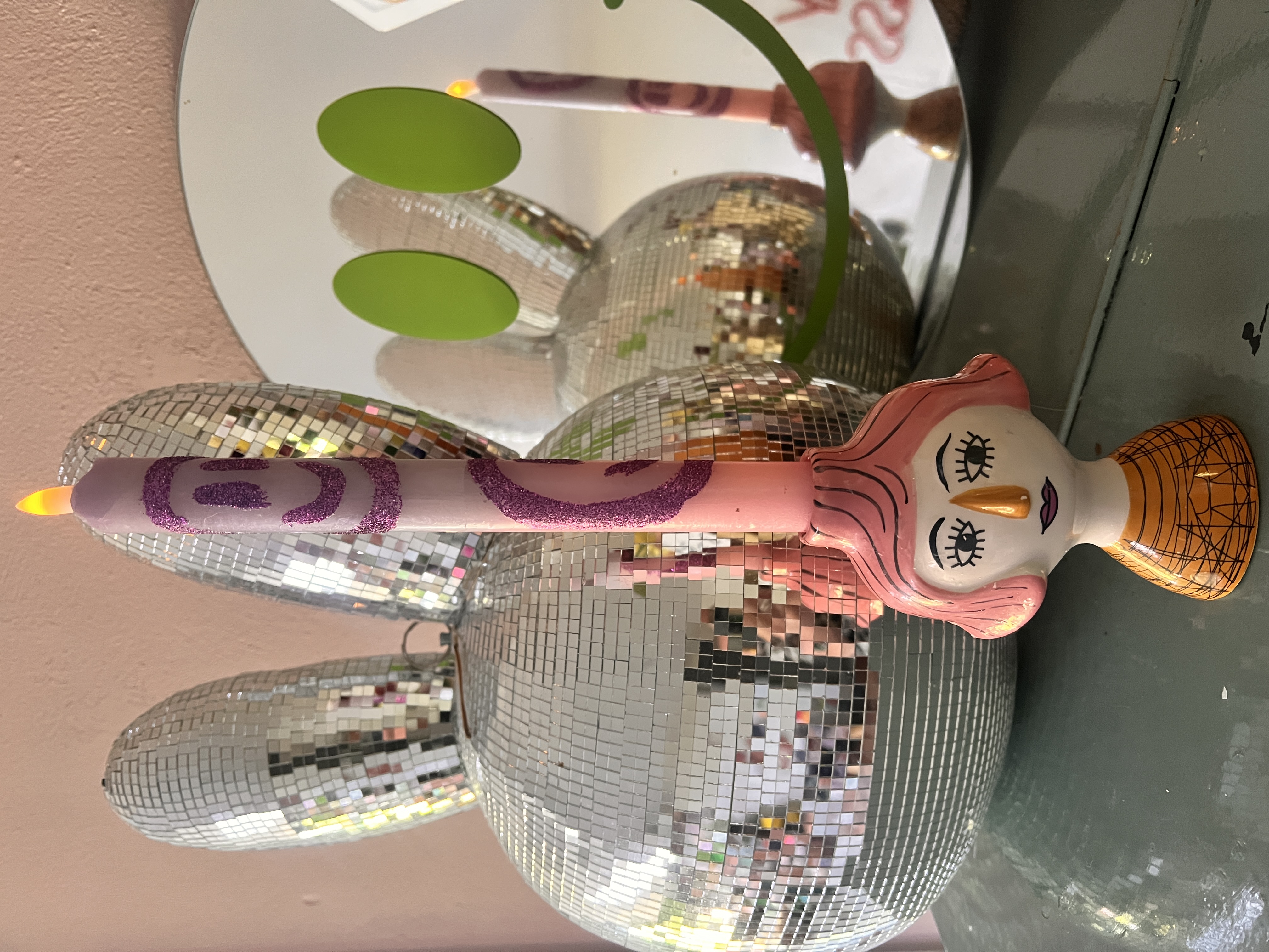 Candle holder Conchita van kitsch kitchen