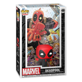 Funko Pop! - Marvel Comic Cover Deadpool in black suit #46
