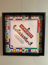 Franse Nintendo Monopoly speelbord in lijst