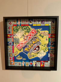 Pokémon Monopoly speelbord in lijst
