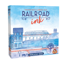 Nieuw: Railroad Ink (diepblauwe versie) - Dobbelspel