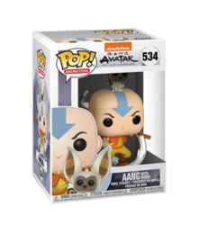 Funko Pop! - Avatar Aang with momo #534 Glows in the dark