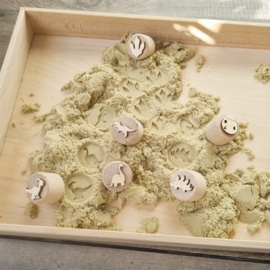 Houten stempel set - Thema Dino