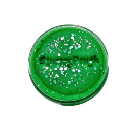SensoryDough 150 gram - groen met glitters