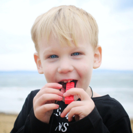 ARK bijtketting - Brick stick  - Rood (lichte kauwbehoefte)