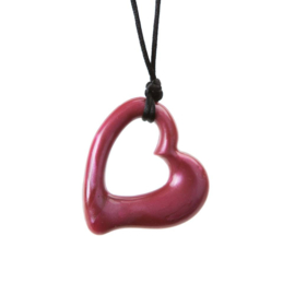 Chewigem kauwsieraad - Miller Heart - Rood