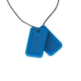 Chewigem Kauwsieraad - Dog Tag Blauw