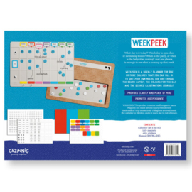 Weekpeek: de magnetische weekplanner voor één of meerdere kinderen