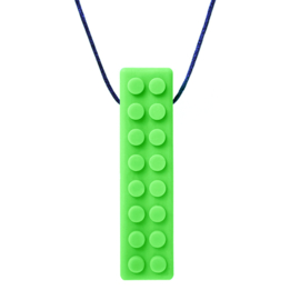 ARK bijtketting - Brick stick  - lime green (matige kauwbehoefte)