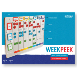 Weekpeek: de magnetische weekplanner voor één of meerdere kinderen