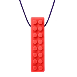 ARK bijtketting - Brick stick  - Rood (lichte kauwbehoefte)
