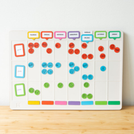Weekpeek: de magnetische weekplanner voor één of meerdere kinderen