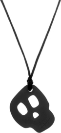 Chewigem kauwsieraad - skull zwart