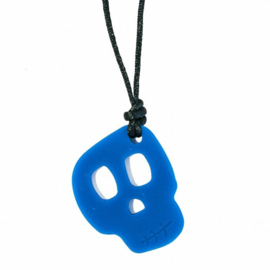 Chewigem kauwsieraad - skull Blauw