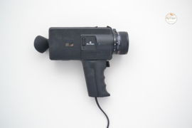 Retro vloerlamp met videocamera