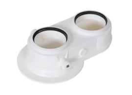 Schouwadapter 80/80 Remeha Tzerra Ace-Matic