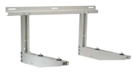 Muurkonzole gelakt - met traverse 660x450x1000 mm