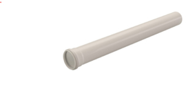 Rookgasafvoer PP 80 mm - 0,5 meter