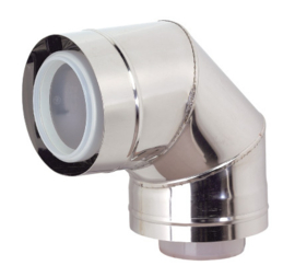Bocht 87° PP/inox